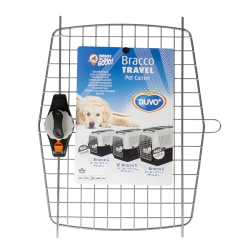 duvoplus Metalltür für Bracco Travel 5, 37 x 48 x 5 cm, silberfarben von Duvoplus