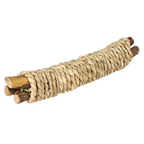 Duvoplus Nagerstäbchen aus Holz mit Wasserhyazinthe, 15 x 3 x 3 cm, Mehrfarbig Duvoplus Nagerstäbchen aus Holz mit Wasserhyazinthe, 15 x 3 x 3 cm, Mehrfarbig von Duvoplus