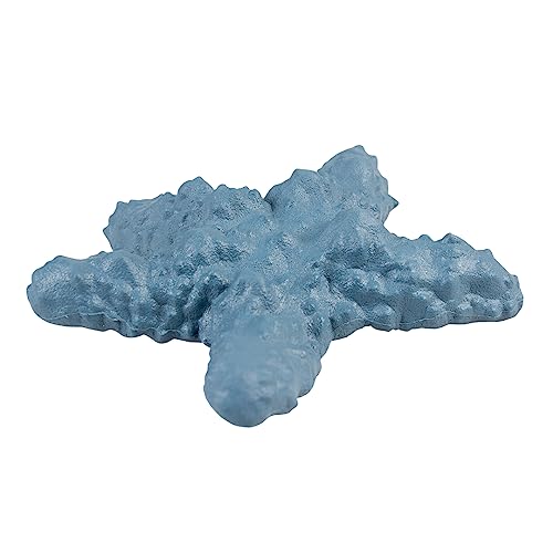 Duvoplus Seestern aus Gummi, umweltfreundlich, 15,2 x 15 x 4,8 cm, Blau von Duvoplus