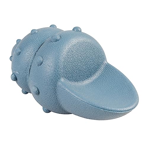 Duvoplus Spender für Muscheln, Gummi, 7,5 x 7,5 x 14,5 cm, Blau von Duvoplus