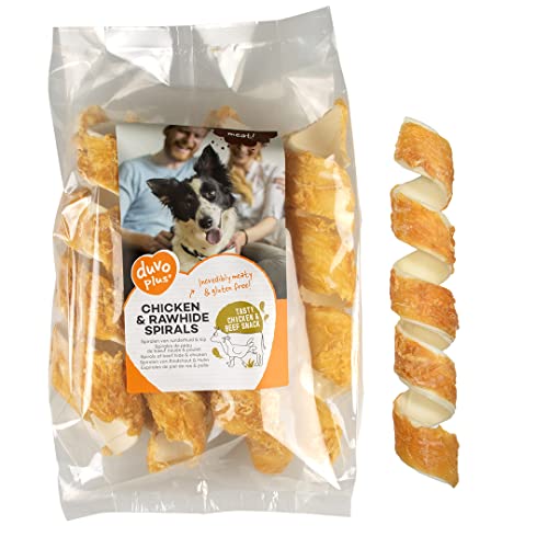 Meat! Spirales de peau de bœuf & poulet L - 25-27cm - 520g - 8st Meat! Spirales de peau de bœuf & poulet L - 25-27cm - 520g - 8st von Duvoplus