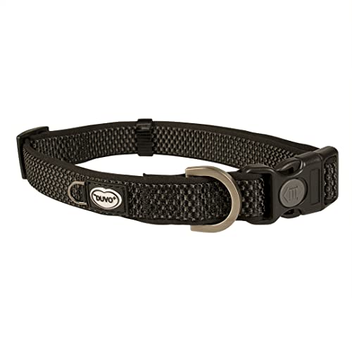 duvoplus, Ga me Explor East, bequemes und modernes Halsband, Nylon, robust und wasserdicht, 30 – 45 cm/15 mm, Schwarz, für Hunde, wasserdicht, langlebige Qualität duvoplus, Ga me Explor East, bequemes und modernes Halsband, Nylon, robust und wasserdicht, 30 – 45 cm/15 mm, Schwarz, für Hunde, wasserdicht, langlebige Qualität von Duvoplus