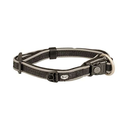 duvoplus, Ga me Explorer West, bequemes und modernes Halsband, Nylon, robust und wasserdicht, 30 – 45 cm/15 mm, Schwarz, für Hunde, wasserdicht, langlebige Qualität duvoplus, Ga me Explorer West, bequemes und modernes Halsband, Nylon, robust und wasserdicht, 30 – 45 cm/15 mm, Schwarz, für Hunde, wasserdicht, langlebige Qualität von Duvoplus