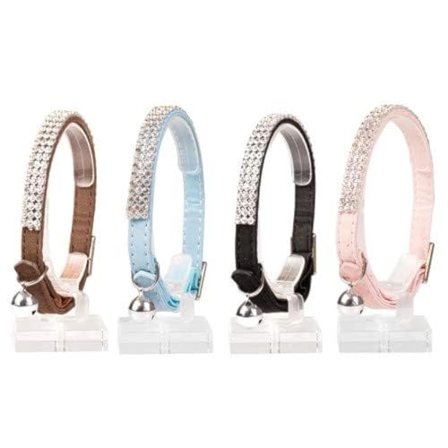 duvoplus, Blingbling Katzenhalsband, 20 – 30 cm/10 mm, zufällige Farben, anpassbar an die Größe Ihrer Katze, einfach zu bedienen, Qualität im Freien, mit praktischer Sicherheitsvorrichtung duvoplus, Blingbling Katzenhalsband, 20 – 30 cm/10 mm, zufällige Farben, anpassbar an die Größe Ihrer Katze, einfach zu bedienen, Qualität im Freien, mit praktischer Sicherheitsvorrichtung von Duvoplus