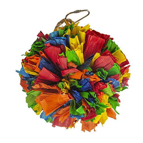 Duvoplus, Bommel aus Feuer, bunt, Maiskolben, S – 12,7 x 7,6 x 7,6 cm, Mehrfarbig, Vögel, Mehrfarbig Duvoplus, Bommel aus Feuer, bunt, Maiskolben, S – 12,7 x 7,6 x 7,6 cm, Mehrfarbig, Vögel, Mehrfarbig von Duvoplus