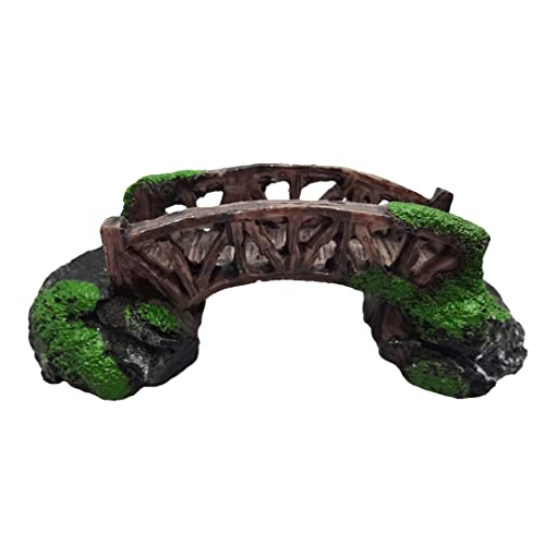 duvoplus, Dekoration Brücke 10 x 4,5 x 3,5 cm, Fische, Fische von Duvoplus