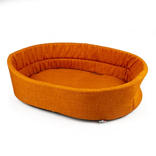 Duvoplus, Dogrelax Eingang, Samt, Tangerine, 50 x 35 x 17 cm, Orange, gepolstertes Kissen für Hunde, waschbar bei 30 °C, Elegantes Design, geeignet für Korb, Bequeme Position Duvoplus, Dogrelax Eingang, Samt, Tangerine, 50 x 35 x 17 cm, Orange, gepolstertes Kissen für Hunde, waschbar bei 30 °C, Elegantes Design, geeignet für Korb, Bequeme Position von Duvoplus