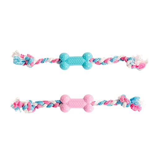 duvoplus, Dogtoy Puppy TPR Knochen mit Nylonseil, 35 cm, Spielzeug, Hund duvoplus, Dogtoy Puppy TPR Knochen mit Nylonseil, 35 cm, Spielzeug, Hund von Duvoplus