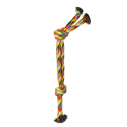 duvoplus, Doppeltes Seil aus Baumwolle mit Schleife am Strand, 50 cm, Spielzeug, Hund von Duvoplus