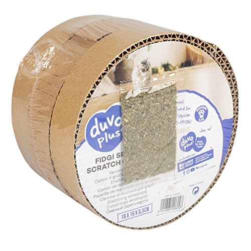 duvoplus, Fidgi Ersatz-Kratzpappe, 3st – 16 x 16 x 3,5 cm, Verschiedene Katzen duvoplus, Fidgi Ersatz-Kratzpappe, 3st – 16 x 16 x 3,5 cm, Verschiedene Katzen von Duvoplus