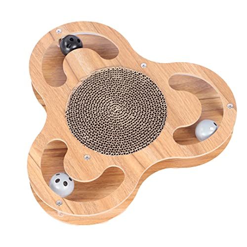 duvoplus, Fidgistar Kratzbaum, 35 x 35 x 4,2 cm, Farbe: Holz, Kratzbrett, Farbe Holz, Katze duvoplus, Fidgistar Kratzbaum, 35 x 35 x 4,2 cm, Farbe: Holz, Kratzbrett, Farbe Holz, Katze von Duvoplus