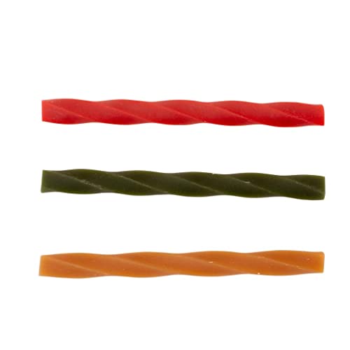 duvoplus, Garden Bites Dental TwistersSmall im Display, 13 cm – 15 g, gemischte Farben, für Hunde, leckere vegetarische Snacks, glutenfrei, Zahnpflege, für einen frischen Atem von Duvoplus