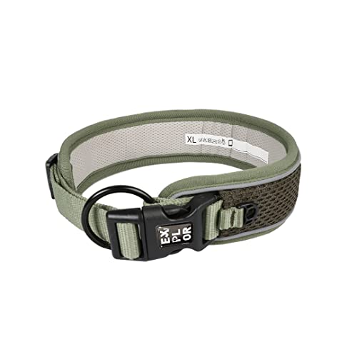 duvoplus, Halsband mit reflektierenden Nähbändern Ultimate Fit Comfy Control, Größe M – 39–44 cm Undercover Green, für Hunde, strapazierfähige und schnell trocknende Materialien duvoplus, Halsband mit reflektierenden Nähbändern Ultimate Fit Comfy Control, Größe M – 39–44 cm Undercover Green, für Hunde, strapazierfähige und schnell trocknende Materialien von Duvoplus