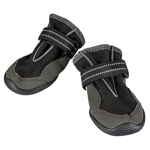duvoplus, Hausschuhe für Hunde, XL, Schwarz, flexibles und atmungsaktives Polyester & wasserdichtes Kunstleder, rutschfeste Sohle, Schutz, reduziert das Risiko von Infektionen, Sichtbarkeit im Dunkeln duvoplus, Hausschuhe für Hunde, XL, Schwarz, flexibles und atmungsaktives Polyester & wasserdichtes Kunstleder, rutschfeste Sohle, Schutz, reduziert das Risiko von Infektionen, Sichtbarkeit im Dunkeln von Duvoplus