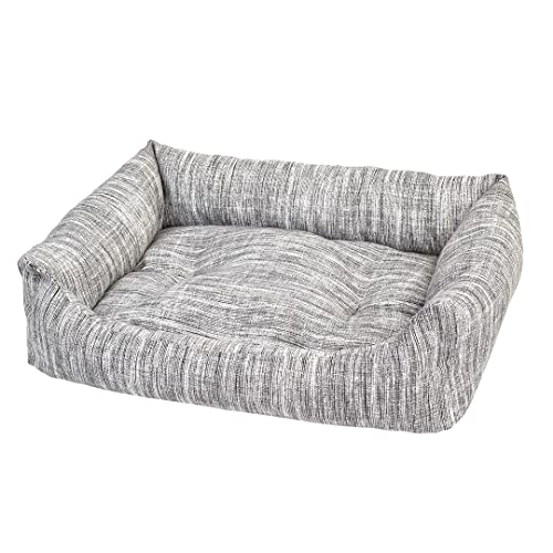 duvoplus, Hundebett, rechteckig, 110 x 85 x 22 cm, Grau, für Bett/Korb/Sofa/Tipi, Grau von Duvoplus