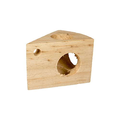 duvoplus, Käse aus Holz, Spielzeug für Nagetiere, Nagetiere, Nagetiere duvoplus, Käse aus Holz, Spielzeug für Nagetiere, Nagetiere, Nagetiere von Duvoplus