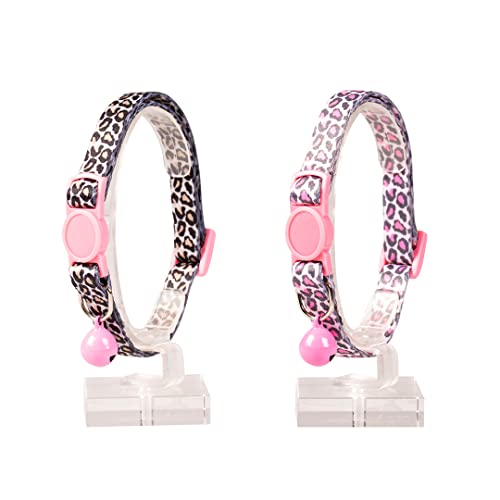 duvoplus, Katzenhalsband, Panther, Nylon, 20-30 cm/10 mm, Schwarz/Rosa, anpassbar an die Größe Ihrer Katze, einfach zu bedienen, Qualität im Freien, mit praktischer Sicherheitsvorrichtung duvoplus, Katzenhalsband, Panther, Nylon, 20-30 cm/10 mm, Schwarz/Rosa, anpassbar an die Größe Ihrer Katze, einfach zu bedienen, Qualität im Freien, mit praktischer Sicherheitsvorrichtung von Duvoplus