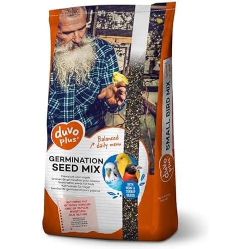 duvoplus, Keimsamen Mix 20 kg, köstliche und ausgewogene Ernährung, voller nahrhafter Samen, mit Hanfsamen und Raps, fördert die allgemeine Gesundheit duvoplus, Keimsamen Mix 20 kg, köstliche und ausgewogene Ernährung, voller nahrhafter Samen, mit Hanfsamen und Raps, fördert die allgemeine Gesundheit von Duvoplus
