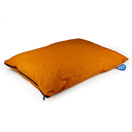 Duvoplus, Kissen mit Reißverschluss, Samt, Tangerine, 80 x 60 x 14 cm, Orange, gepolstertes Kissen für Hunde, waschbar bei 30 °C, Elegantes Design, geeignet für den Korb, Bequeme Position Duvoplus, Kissen mit Reißverschluss, Samt, Tangerine, 80 x 60 x 14 cm, Orange, gepolstertes Kissen für Hunde, waschbar bei 30 °C, Elegantes Design, geeignet für den Korb, Bequeme Position von Duvoplus