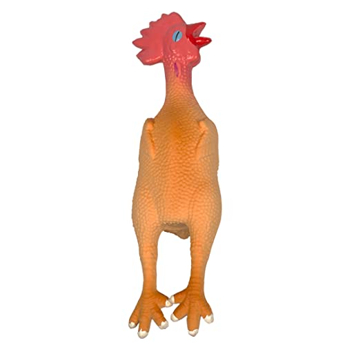 duvoplus, Latex Quietschendes Huhn, 47 cm, Mehrfarbig, Spielzeug von Duvoplus