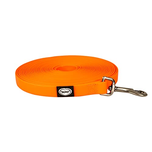 duvoplus, Leine Tracking Plate Waterproof, Serie EXPLOR South, weiches Innenfutter aus Neopren, Größe 5 m/20 mm, Neonorange, ideal für abenteuerliche Spaziergänge und Expeditionen duvoplus, Leine Tracking Plate Waterproof, Serie EXPLOR South, weiches Innenfutter aus Neopren, Größe 5 m/20 mm, Neonorange, ideal für abenteuerliche Spaziergänge und Expeditionen von Duvoplus