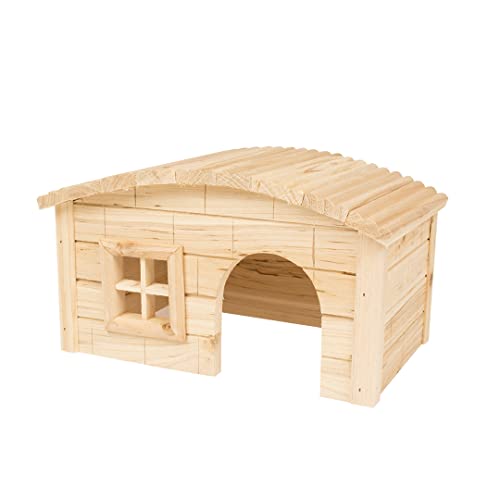 duvoplus, Lodge Dome aus Holz, 27 x 17 x 15 cm, Nagetiere, Nagetiere, von Duvoplus