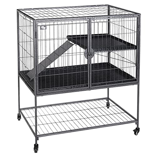 duvoplus, Loft Benny für Frettchen und Ratten, 91,5 x 61,5 x 104 cm, Schwarz, Nagetiere, Schwarz von Duvoplus