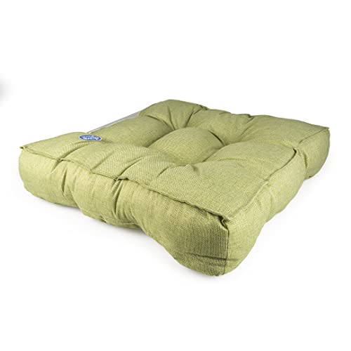 Duvoplus, Quadratisches Kissen, 101 x 101 x 18 cm, Grün, 100% Polyester, Kissen innen fest gepolstert (PP-Futter), mit Reißverschluss und Griff, Bezug maschinenwaschbar, ohne Knöpfe Duvoplus, Quadratisches Kissen, 101 x 101 x 18 cm, Grün, 100% Polyester, Kissen innen fest gepolstert (PP-Futter), mit Reißverschluss und Griff, Bezug maschinenwaschbar, ohne Knöpfe von Duvoplus