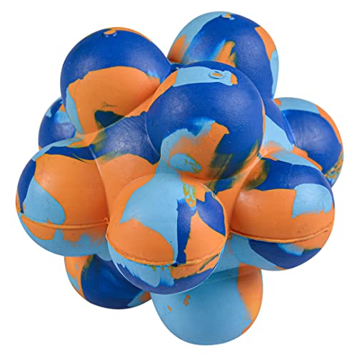 Duvoplus, Smash S Trinkball aus Gummi – 7,5 x 7,5 x 7,5 cm, Mehrfarbig, Spielzeug, Mehrfarbig, Hund von Duvoplus