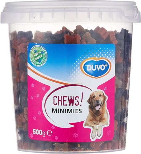 duvoplus, Soft! Minimies 500 g, zarter Behälter für Hunde, ideal für das Training und/oder Belohnungen, wiederverschließbare Verpackung, für Hunde ab 3 Monaten, ohne Zuckerzusatz von Duvoplus