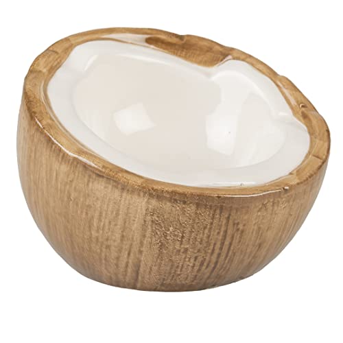 duvoplus, Stone Coconut Futternapf, 30 ml, 10,5 x 9,8 x 7,5 cm, braun/weiß, hochwertige Keramik, robust und stabil, perfekt für Kaninchen und Nagetiere, spülmaschinenfest duvoplus, Stone Coconut Futternapf, 30 ml, 10,5 x 9,8 x 7,5 cm, braun/weiß, hochwertige Keramik, robust und stabil, perfekt für Kaninchen und Nagetiere, spülmaschinenfest von Duvoplus