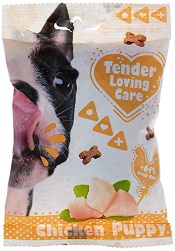duvoplus, TLC Soft Snack Huhn Puppy 100 g, hoher Gehalt an frischem Fleisch +70%, ohne künstliche Aromen und Farbstoffe, glutenfrei, ohne GVO und hypoallergen, idealer Snack für das Dressing von Duvoplus