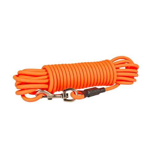duvoplus, Tracking Hundeleine, rund, wasserfest, Produktreihe Explor South, weiches Futter aus Neopren, Größe 5 m/8 mm, Neonorange, ideal für abenteuerliche Spaziergänge und Expeditionen duvoplus, Tracking Hundeleine, rund, wasserfest, Produktreihe Explor South, weiches Futter aus Neopren, Größe 5 m/8 mm, Neonorange, ideal für abenteuerliche Spaziergänge und Expeditionen von Duvoplus