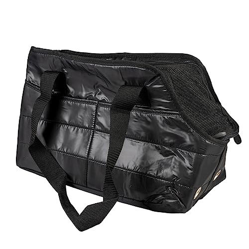 duvoplus Paris Pet Bag Chic 42 x 21 x 26 cm – max. 5 kg Schwarz von Duvoplus