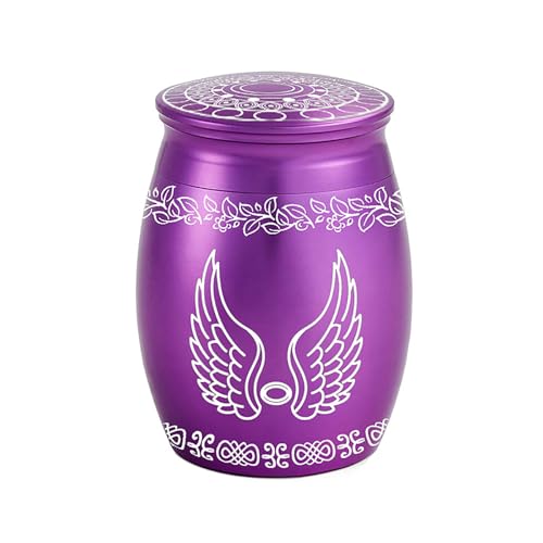Duyeuau Angelic Wing Haustier-Gedenkurne für Hunde und Katzen, Asche, kleine Urne für Gedenkstätten, Haustier-Asche, Souvenir, Asche Duyeuau Angelic Wing Haustier-Gedenkurne für Hunde und Katzen, Asche, kleine Urne für Gedenkstätten, Haustier-Asche, Souvenir, Asche von Duyeuau