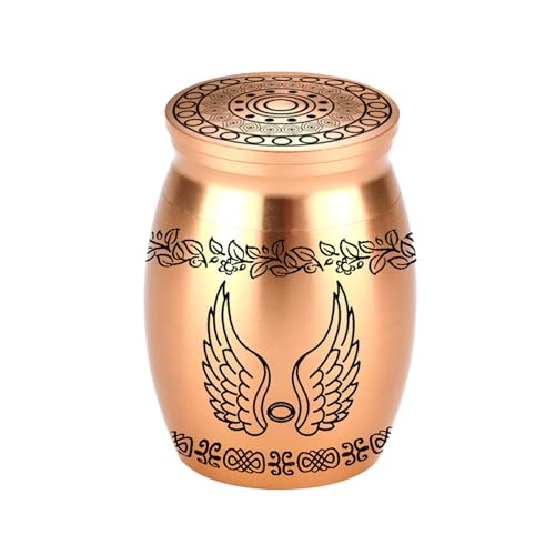 Duyeuau Angelic Wing Haustier-Gedenkurne für Hunde und Katzen, Asche, kleine Urne für Gedenkstätten, Haustier-Asche, Souvenir, Asche von Duyeuau
