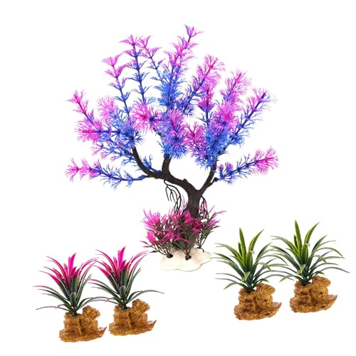 Duyeuau Aquarien Dekoration Realistische Wasserpflanze Simulation Moosbaum mit Basis für verschiedene Aquarien Landschaft Duyeuau Aquarien Dekoration Realistische Wasserpflanze Simulation Moosbaum mit Basis für verschiedene Aquarien Landschaft von Duyeuau