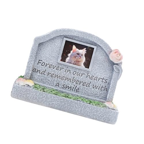 Duyeuau Gravierte Grabsteine für den Garten, Kunstharz, Grabmarkierung für bestandene Tiere, Katzen, Hundeverlust, Grabsteine Duyeuau Gravierte Grabsteine für den Garten, Kunstharz, Grabmarkierung für bestandene Tiere, Katzen, Hundeverlust, Grabsteine von Duyeuau