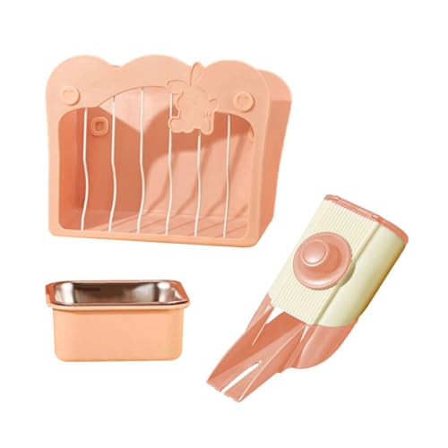 Duyeuau Hay Feeder Pet Feeding Set with Food Bowl Hanging Hay Feeder Small Pet Cage Hanging Trichter for Hamster Duyeuau Hay Feeder Pet Feeding Set with Food Bowl Hanging Hay Feeder Small Pet Cage Hanging Trichter for Hamster von Duyeuau