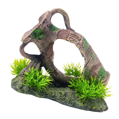Duyeuau Künstliche Landschaft für Aquarien, Terrarien, Garnelen, Decrepit von Duyeuau