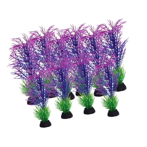 Duyeuau Künstliche Pflanze für Aquarien, Terrarien, Garnelen, Gras, Blumen von Duyeuau