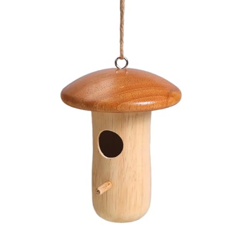 Duyeuau Papageien Vogelnest aus Naturholz, Gartendekoration, hängendes Vogelhaus für Hamster, Schweine, Vögel, Häuser Duyeuau Papageien Vogelnest aus Naturholz, Gartendekoration, hängendes Vogelhaus für Hamster, Schweine, Vögel, Häuser von Duyeuau