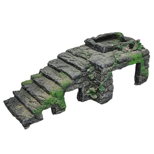 Duyeuau Terrarien, Sonnenplattform, Aquarien, Unterschlupfhöhle für Reptilien, Terrapins, Aquarien, Landschaftsdekoration für Zuhause von Duyeuau