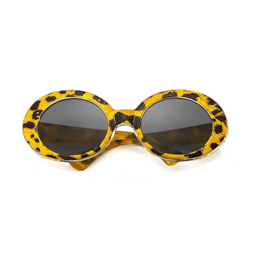 Kleine Brille für Haustiere, Retro-Sonnenbrille, rund, für Hunde, Cosplay, Kostüm, Zubehör, Foto-Requisite für Jungen, Mädchen, Haustiere, Hunde, Rassen, Jungen, Mädchen, Welpen, nur für Katzen von Duyeuau