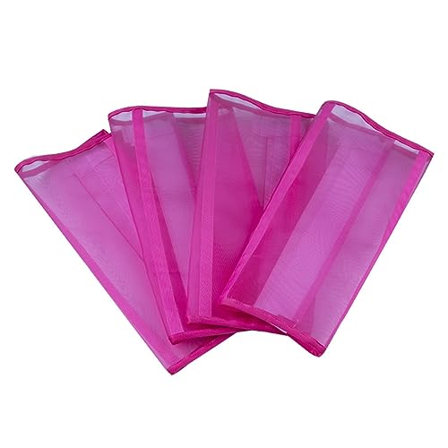 Locker sitzende Fliegengamaschen für Pferde, atmungsaktiv, reißfest, feinmaschig, Beinschutz, Stay-on bequeme Fliegenstiefel, 4er-Set von Duyeuau