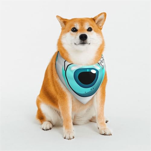 Evil Eyes Hundehalstuch, Größe M, verstellbar, dreieckig, doppelt, wendbar, waschbar, für mittelgroße und große Hunde, Welpen, Katzen, Geschenk Evil Eyes Hundehalstuch, Größe M, verstellbar, dreieckig, doppelt, wendbar, waschbar, für mittelgroße und große Hunde, Welpen, Katzen, Geschenk von Dwrepo