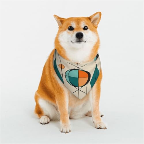 Halstuch, geometrisches Hundehalstuch, mittelgroß, verstellbar, Dreieckslätzchen, doppelt, wendbar, waschbar, für mittelgroße und große Hunde, Welpen, Katzen, Geschenk Halstuch, geometrisches Hundehalstuch, mittelgroß, verstellbar, Dreieckslätzchen, doppelt, wendbar, waschbar, für mittelgroße und große Hunde, Welpen, Katzen, Geschenk von Dwrepo