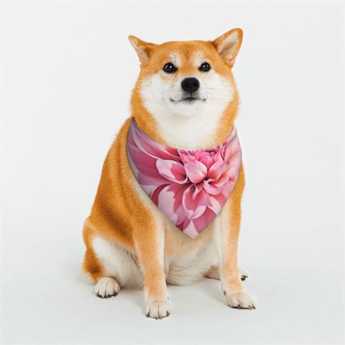 Hundehalstuch, Blumendesign, verstellbar, Dreieckslätzchen, doppelt, wendbar, waschbar, für den täglichen Gebrauch, für mittelgroße und große Hunde, Welpen, Katzen, Geschenk Hundehalstuch, Blumendesign, verstellbar, Dreieckslätzchen, doppelt, wendbar, waschbar, für den täglichen Gebrauch, für mittelgroße und große Hunde, Welpen, Katzen, Geschenk von Dwrepo