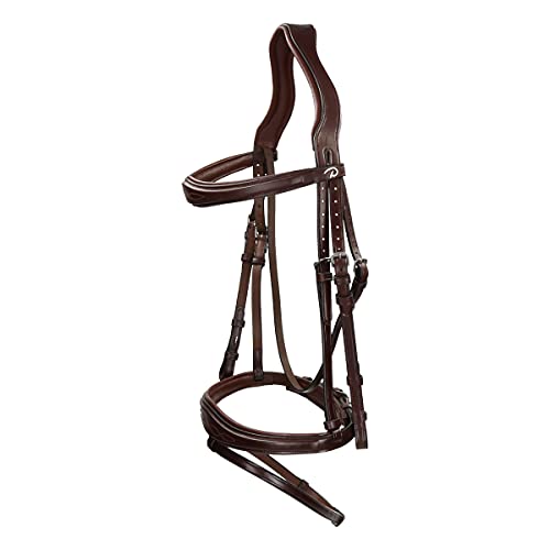 Dy'on Trense NEC Anatomic Flash Noseband - Cob/VB - Braun von Dy'on