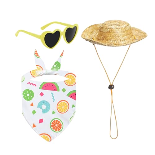 Dybnuhoc Garten Gänse Outfits - Terrassentiere Outfits - Strandurlaub Stil Niedliche Tierfiguren Strohhut Sonnenbrille Für Wohnaccessoires Dybnuhoc Garten Gänse Outfits - Terrassentiere Outfits - Strandurlaub Stil Niedliche Tierfiguren Strohhut Sonnenbrille Für Wohnaccessoires von Dybnuhoc